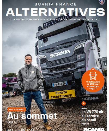 En avant première…magazine SCANIA Alternatives juin 2021