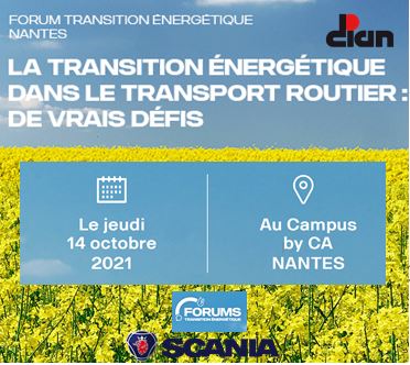 14/10/2021 – FORUM DE LA TRANSITION ENERGETIQUE DANS LE TRANSPORT ROUTIER