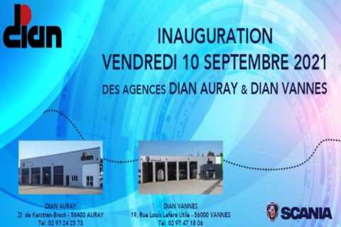 10/09/2021 – Inauguration agences Dian Auray et Vannes