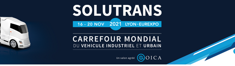 Rencontrons-nous à SOLUTRANS du 16 au 20 novembre 2021