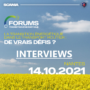 Interviews – Forum de la Transition Energétique – Nantes 14/10/2021