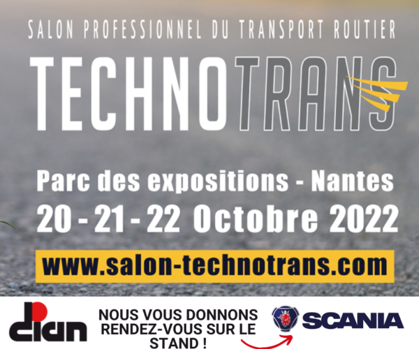 Salon TECHNOTRANS à Nantes – 20/21/22 octobre 2022 – Nous aurons le plaisir de vous retrouver !