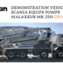 9/11/2023 – Road Show Démonstration Véhicule Scania équipé malaxeur pompe Cifa